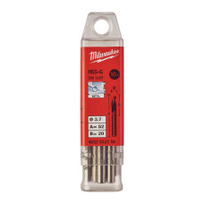 Свердло по металу HSS-G MILWAUKEE DIN1897, Ø3,7х52х20мм, скорочене, (10шт)