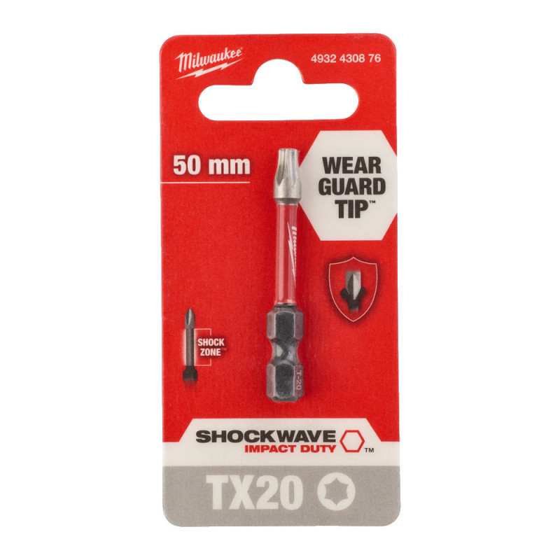 Біта SHOCKWAVE MILWAUKEE, TX20, 50мм