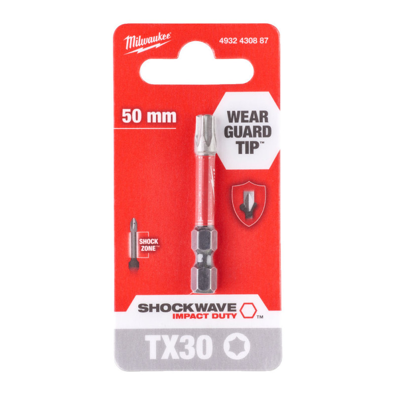 Біта SHOCKWAVE MILWAUKEE, TX30, 50мм