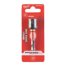 Торцева головка 1/4 дюйма, шестигранна Shockwave ударостійка ShW HEX13 x 65mm
