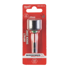 Торцева головка 1/4 дюйма, шестигранна, 17 мм Shockwave, ударостійка Milwaukee 4932492444