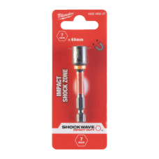 Торцева головка 1/4 дюйма, шестигранна, 7 мм Shockwave, ударостійка Milwaukee 4932492437