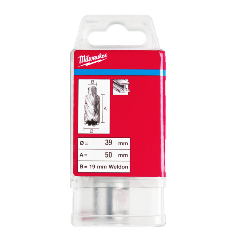 Кільцева фреза по металу MILWAUKEE HSS (WELDON), діаметр 41x50мм