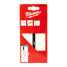 Полотно для лобзика T141HM MILWAUKEE, 75мм/ крок зуба 4,2мм, (скловолокно, акрил)