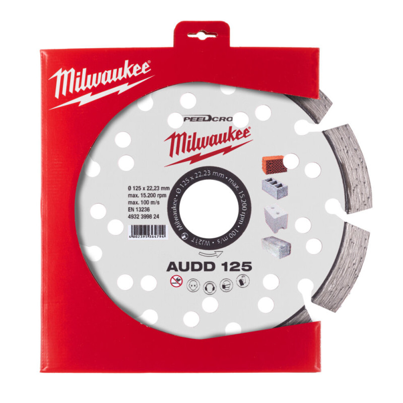 Диск алмазний Speedcross MILWAUKEE AUDD 125, Ø125мм