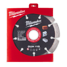 Диск алмазний MILWAUKEE DUH 115, Ø115мм