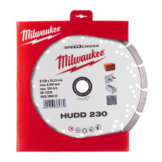 Диск алмазний Speedcross MILWAUKEE HUDD 230, діаметр 230мм