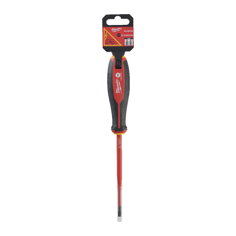 Тригранна викрутка ізольована VDE MILWAUKEE SL 1.0X5.5X125