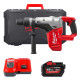 Перфоратор акумуляторний безщітковий SDS-MAX MILWAUKEE M18 CHM-121C, 6,0Дж (зарядний пристрій M12-18 FC, 1 акумулятор М18 HB12 1