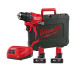 Дриль-шурупокрут акумуляторний MILWAUKEE M12 BLDDRC-402C 40Нм (+ заряд.пристрій, 2 акум., HD кейс)
