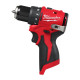 Дриль-шурупокрут акумуляторний MILWAUKEE M12 BLDDRC-402C 40Нм (+ заряд.пристрій, 2 акум., HD кейс)