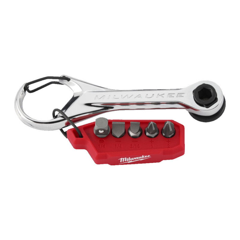 Набір біт з трещіткою MILWAUKEE Micro (7 в 1)