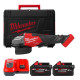 Шліфмашина кутова акумуляторна MILWAUKEE, M18 FHSAG125XPDB2-802X, діаметр 125мм (зарядний пристрій, 2акум. Х 8 Аг, HDкейс)