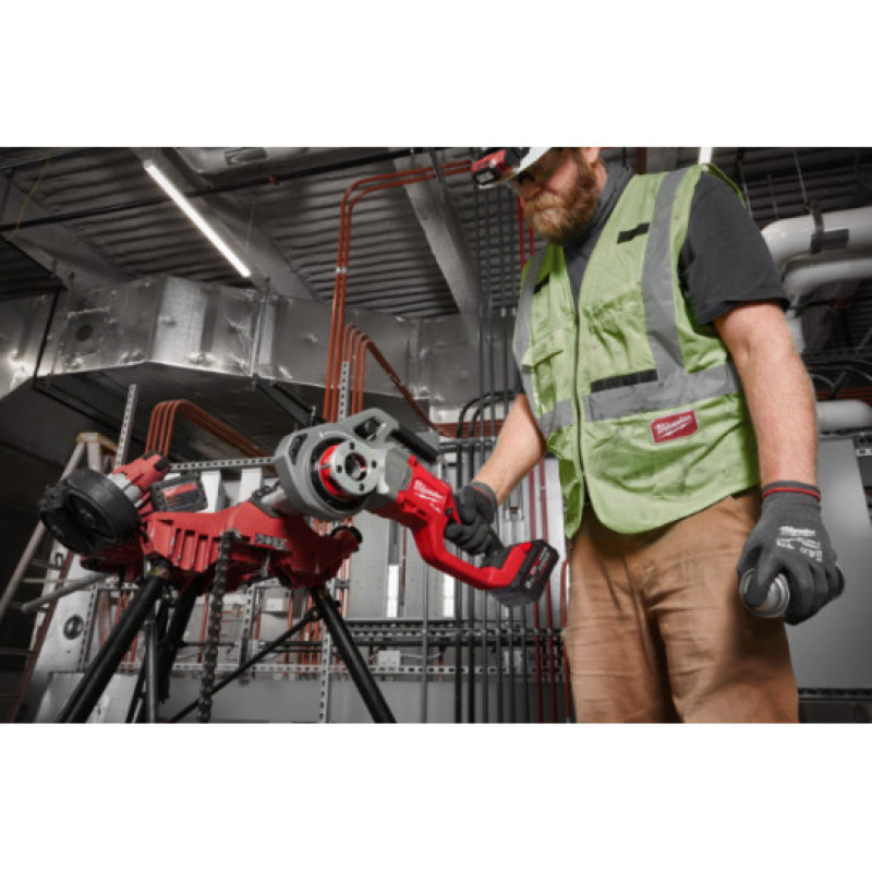 Інструмент різьбонарізний акумуляторний MILWAUKEE M18 FPT114-802CA (ЗП+2ак.Х8Аг+оснащення+кейс) FORGE™