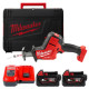 Пила шабельна акумуляторна MILWAUKEE, M18 FHZ-502X (+ заряд.пристрій, 2 акум.Х 5Аг, HDкейс)