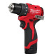 Дриль-шурупокрут акумуляторний MILWAUKEE M12 BLDDRC-202C (40Нм) (ЗП+ 2ак.Х2Аг+ кейс)