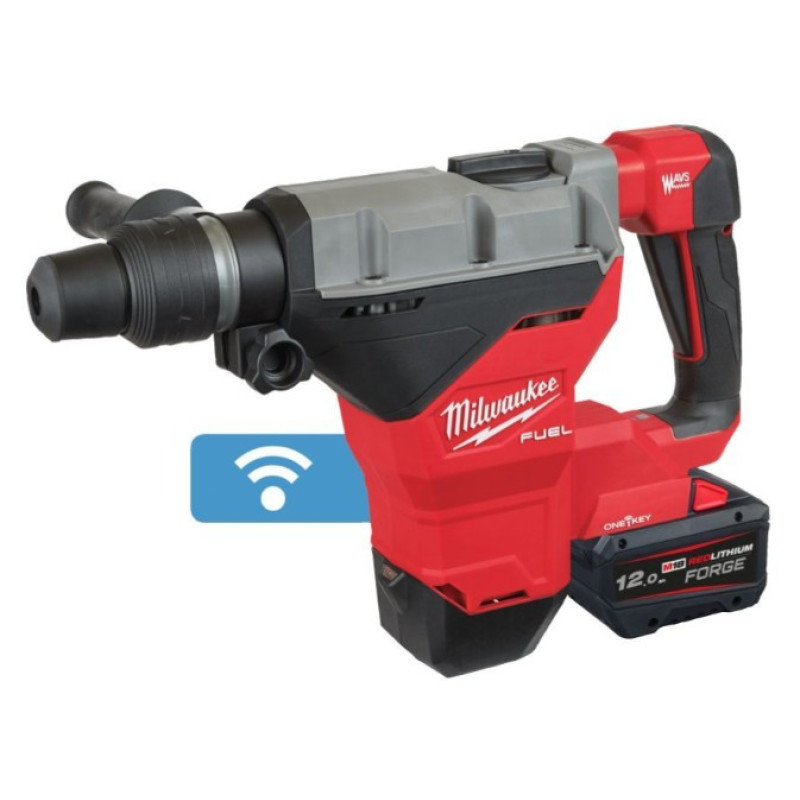 Перфоратор SDS-MAX акумуляторний MILWAUKEE M18 FHM-121C (11Дж) (ЗП+1ак.Х12Аг + кейс) FORGE™