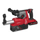 Перфоратор акумуляторний SDS-PLUS MILWAUKEE, M18 FHACDDE-0C, 1,7Дж (каркас, з пилососом)
