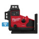 Нівелир лазерний акумуляторний 3D MILWAUKEE M12 A3PLO-0  (360˚, зелений промінь)