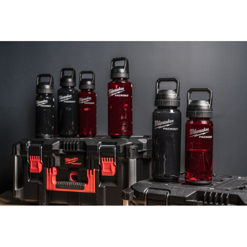 Пляшка для води PACKOUT MILWAUKEE, 1005 мл, чорна