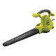 Повітродувка-пилосос садова RYOBI RBV3000CSV, 3000Вт (14 м?/хв) (+ Насадка для високошвидкісного збирання, мішок для листя об'єм