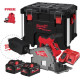 Пила дискова занурювальна акумуляторна безщіткова MILWAUKEE M18 FPS55MC-552P (+ заряд.пристрій, 2 акум., HD кейс)+M18 ALIS-0+жил