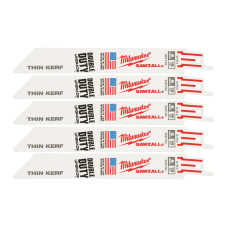 Полотно для шабельних пил THIN KERF MILWAUKEE, 150х1,4мм, (5шт), (метал)