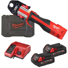 Обжимник гідравлійчний акумуляторний для труб MILWAUKEE M18 BLHPT-202C (+ заряд.пристрій, 2 акум.X M18 B2 (2Аг)