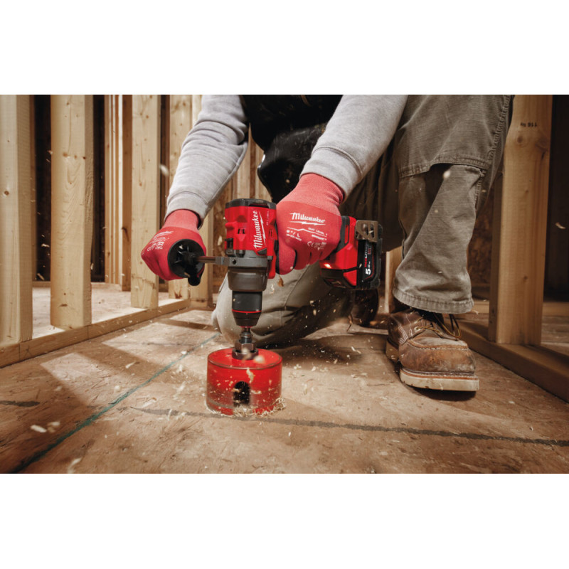 Дриль-шуруповерт акумуляторна безщіткова MILWAUKEE M18 FDD3-0X (158 м) (каркас+HDкейс) + M18 B5 подарунок