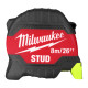 Рулетка магнітна MILWAUKEE, STUD (Gen 3), 8м/26фт (33мм)