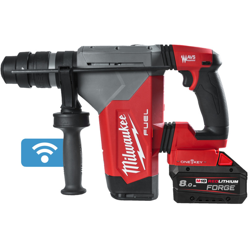Перфоратор акумуляторный SDS-PLUS MILWAUKEE M18 ONEFHPX-802X (5,0Дж)(ЗП+2Х8Аг+HDкейс)