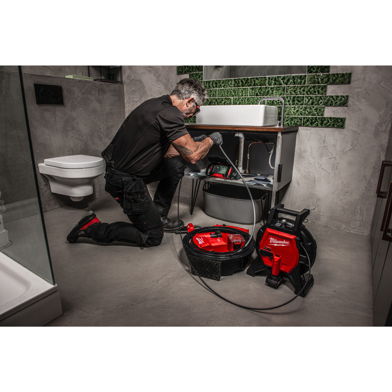 Машина прочистна акумуляторна MILWAUKEE M12 HSFSM-602 (5м) (ЗП, 2 акум.Х6Аг)