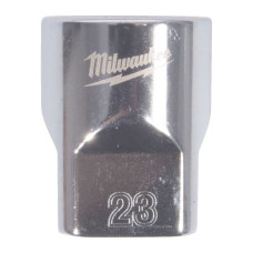 Головка торцева хромована ½” MILWAUKEE, (зірочка 12 гранн.), 23мм