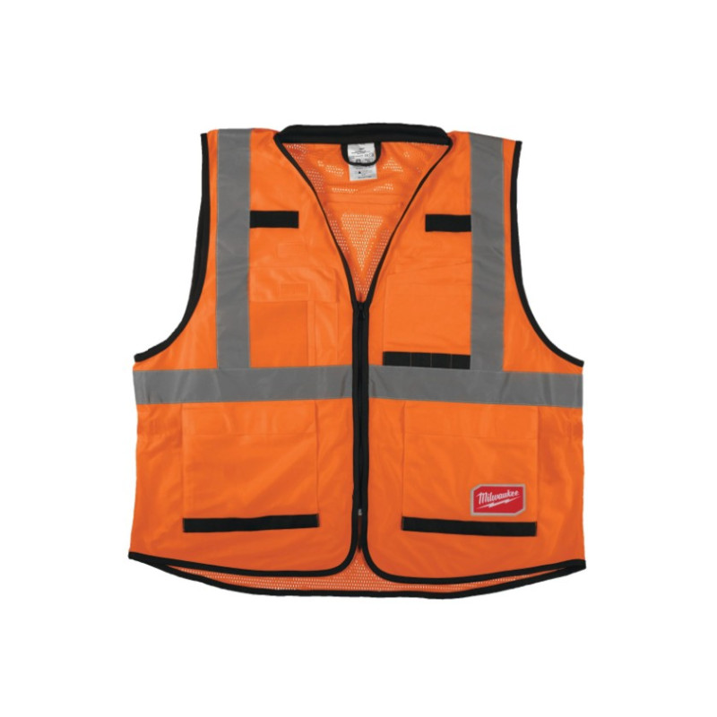 Жилет помаранчевий PREMIUM MILWAUKEE, сигнального забарвлення (S / M)