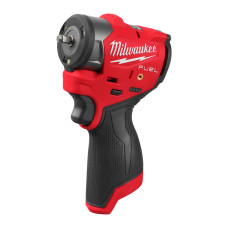 Гайковерт акумуляторний безщітковий 1/4'' MILWAUKEE, M12 FSCIWF14-0, 136Нм, з кільцем (каркас, кліпса для ременя, картонне пакув