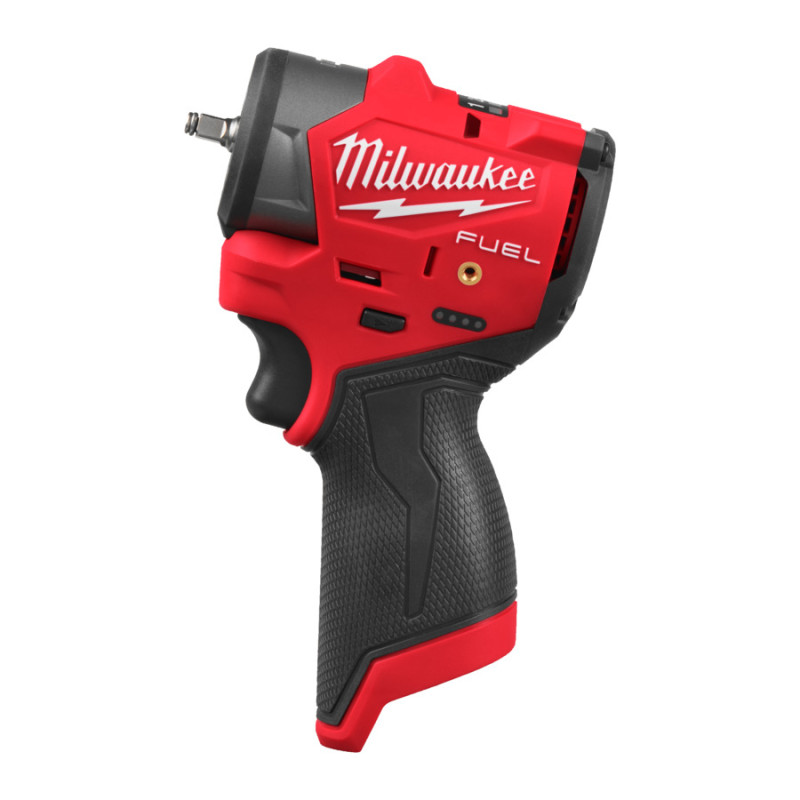 Гайковерт акумуляторний безщітковий 1/4'' MILWAUKEE, M12 FSCIWF14-0, 136Нм, з кільцем (каркас, кліпса для ременя, картонне пакув
