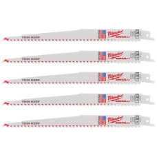 Полотно для шабельних пил THIN KERF FANG TIP MILWAUKEE, 230х5,0мм, (5шт), (деревина з цвяхами)