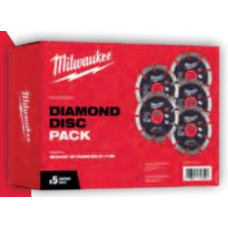 Диск алмазний MILWAUKEE, DU 115 PROMO, діаметр 115мм (5шт)