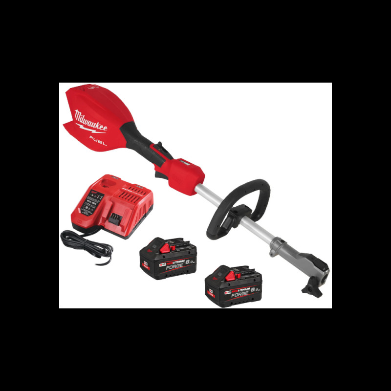 Інструмент садовий багатофункціональний акумуляторний (база) MILWAUKEE, M18 FOPH2-802 QUIK-LOK (зарядний пристрій М12-18 FC, 2 а