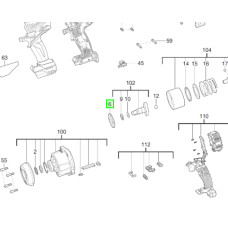 Шайба поліуретанова під вал для гайковертів MILWAUKEE