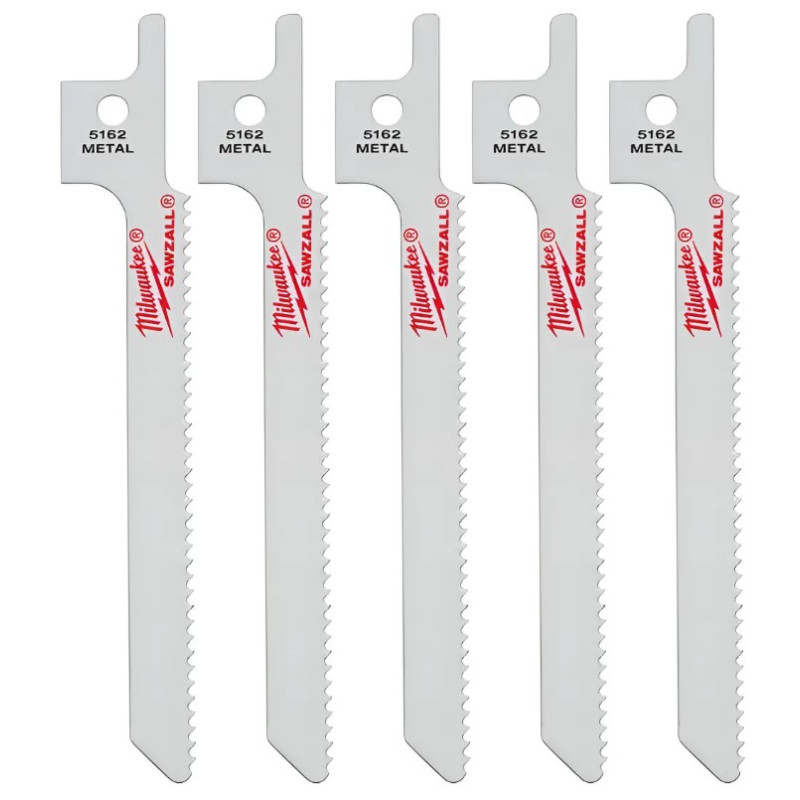Полотно для шабельних пил THIN KERF MILWAUKEE, для фігурної різки, 90х1,8мм, (5шт), (метал) (заміна 48475162)