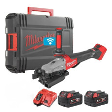 Різак арматури акумуляторний безщітковий MILWAUKEE M18FRBCO32-502X (зарядний пристрій M12-18 FC, 2 акумулятори М18 В5 5Аг, бічна