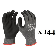 Рукавиці робочі зимові MILWAUKEE, з опором порізам 5/Е рівня, розмір 10/XL, (144 пари)